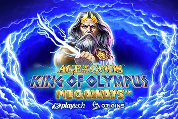 Capa do slot Age of the Gods King of Olympus Megaways
